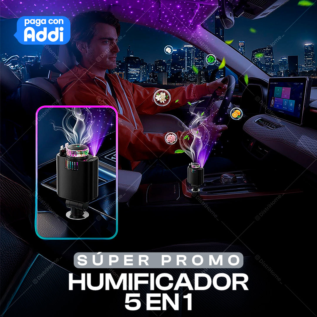 HUMIFICADOR 5 EN 1 PARA CARRO