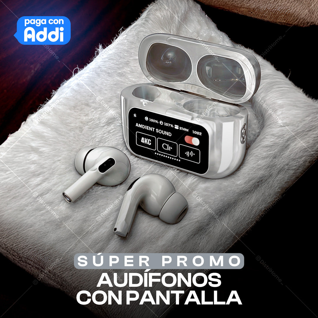 AUDIFONOS CON PANTALLA
