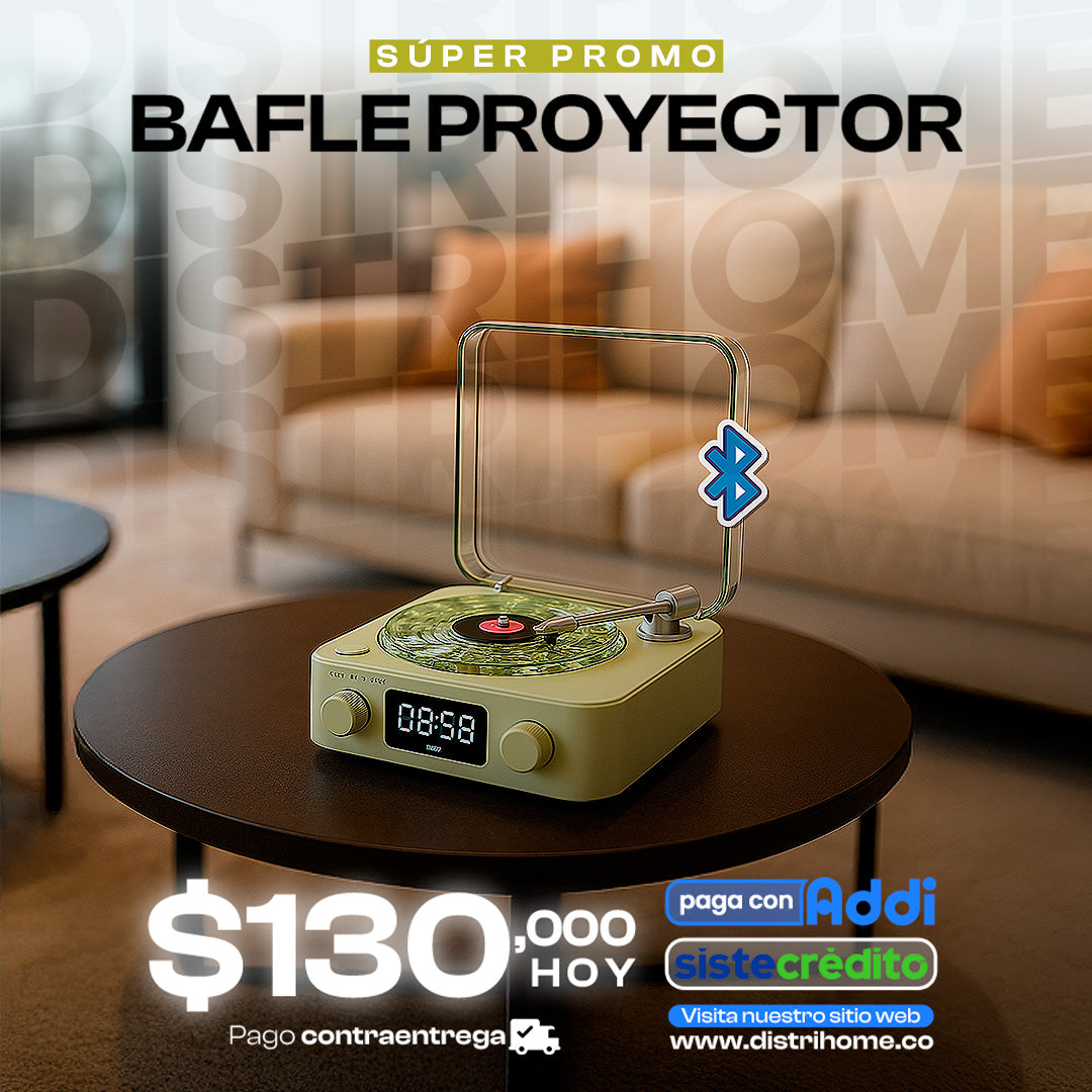 BAFLE CON BLUETOOTH + LUCES