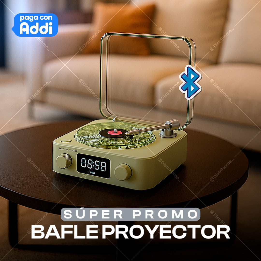 BAFLE CON BLUETOOTH + LUCES