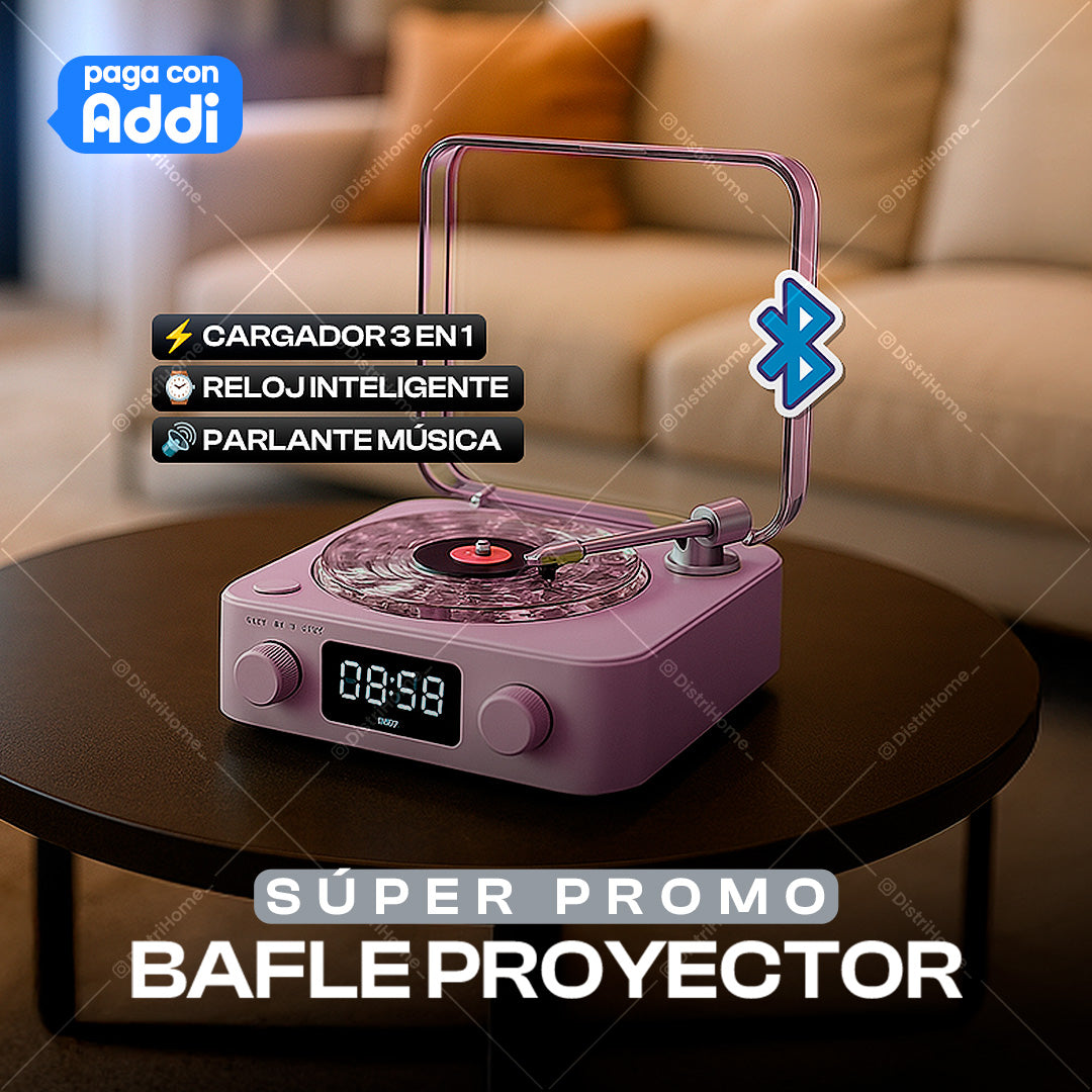 BAFLE CON BLUETOOTH + LUCES