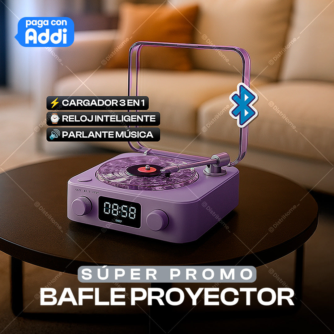 BAFLE CON BLUETOOTH + LUCES