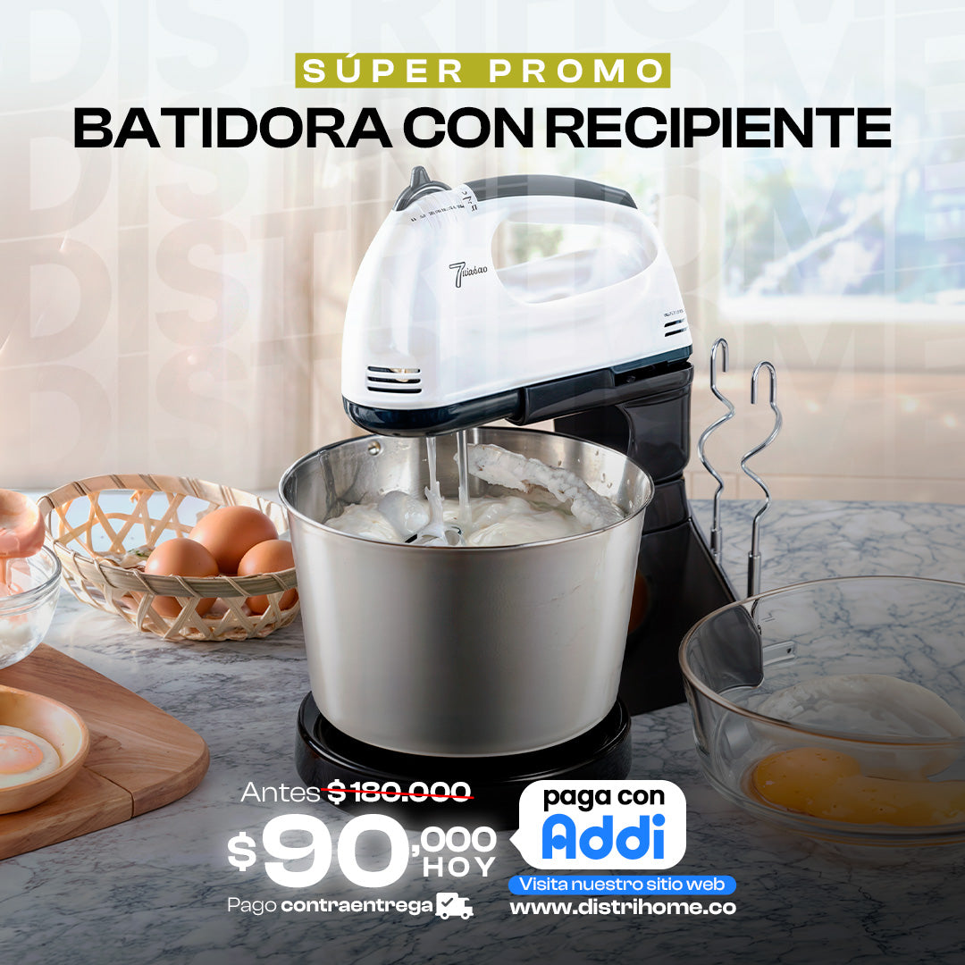 BATIDORA CON RECIPIENTE HOGAR