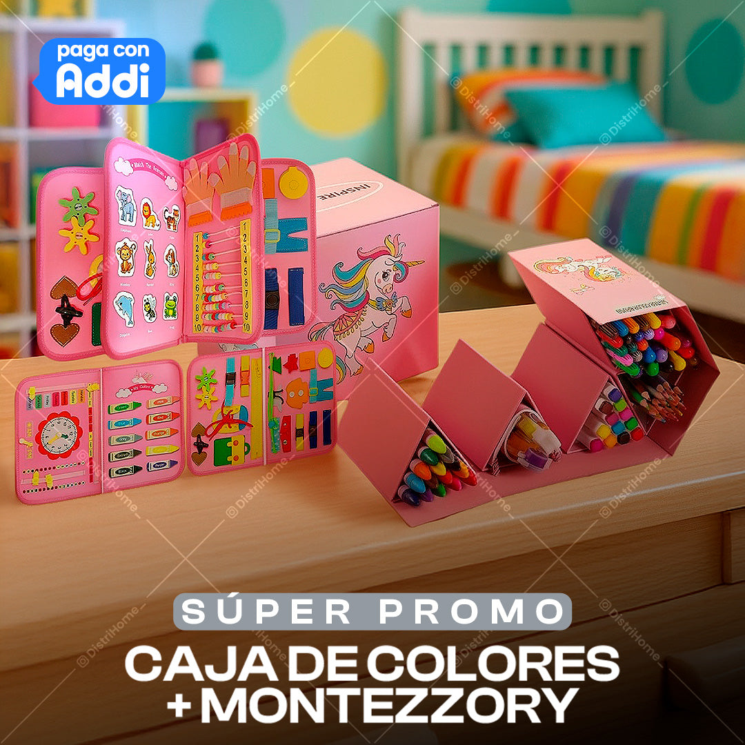 COMBO CAJA DE COLORES + MONTEZZORY