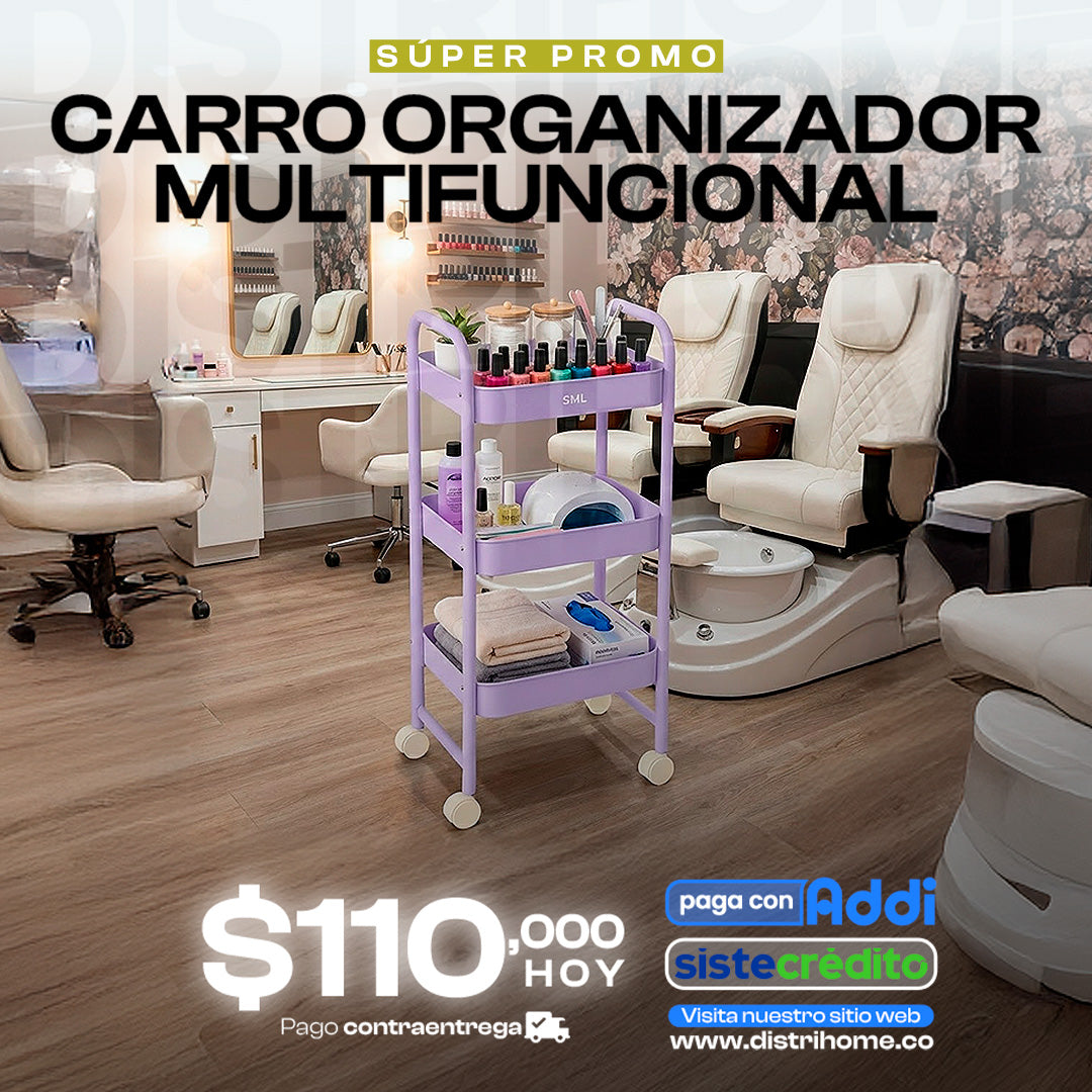 CARRO ORGANIZADOR MULTIFUNCIONAL NAILS