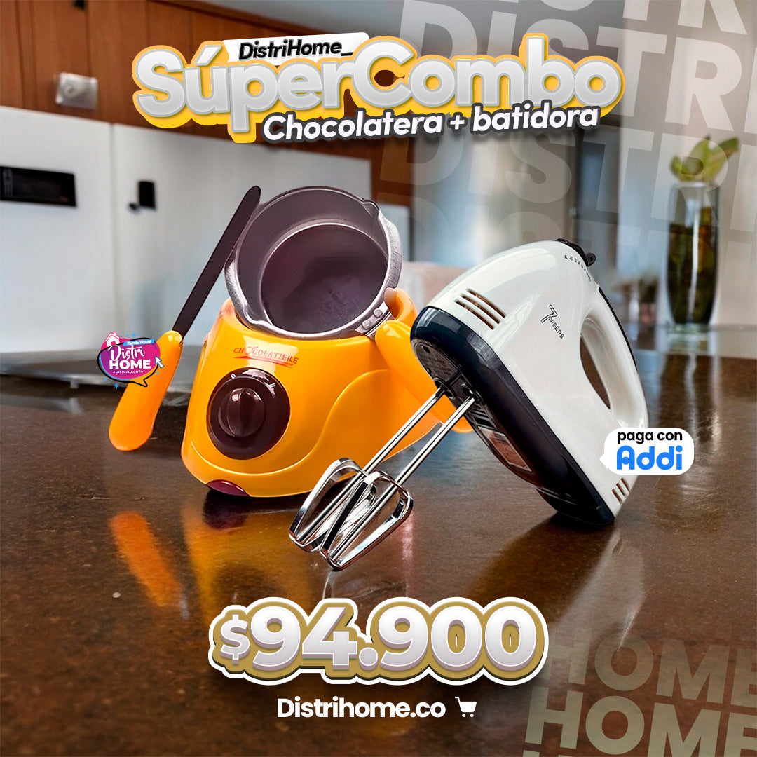COMBO CHOCOLATERA + BATIDORA ( OBSEQUIO) 🔥