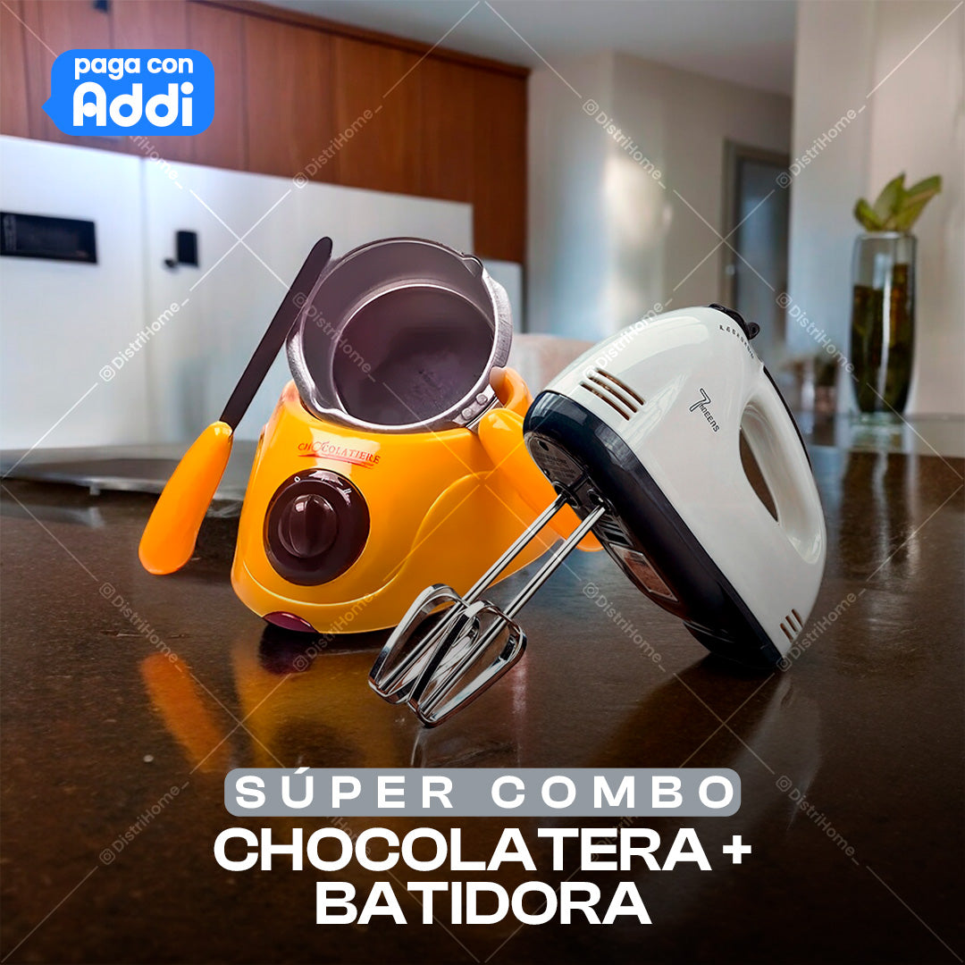 COMBO CHOCOLATERA + BATIDORA ( OBSEQUIO) 🔥