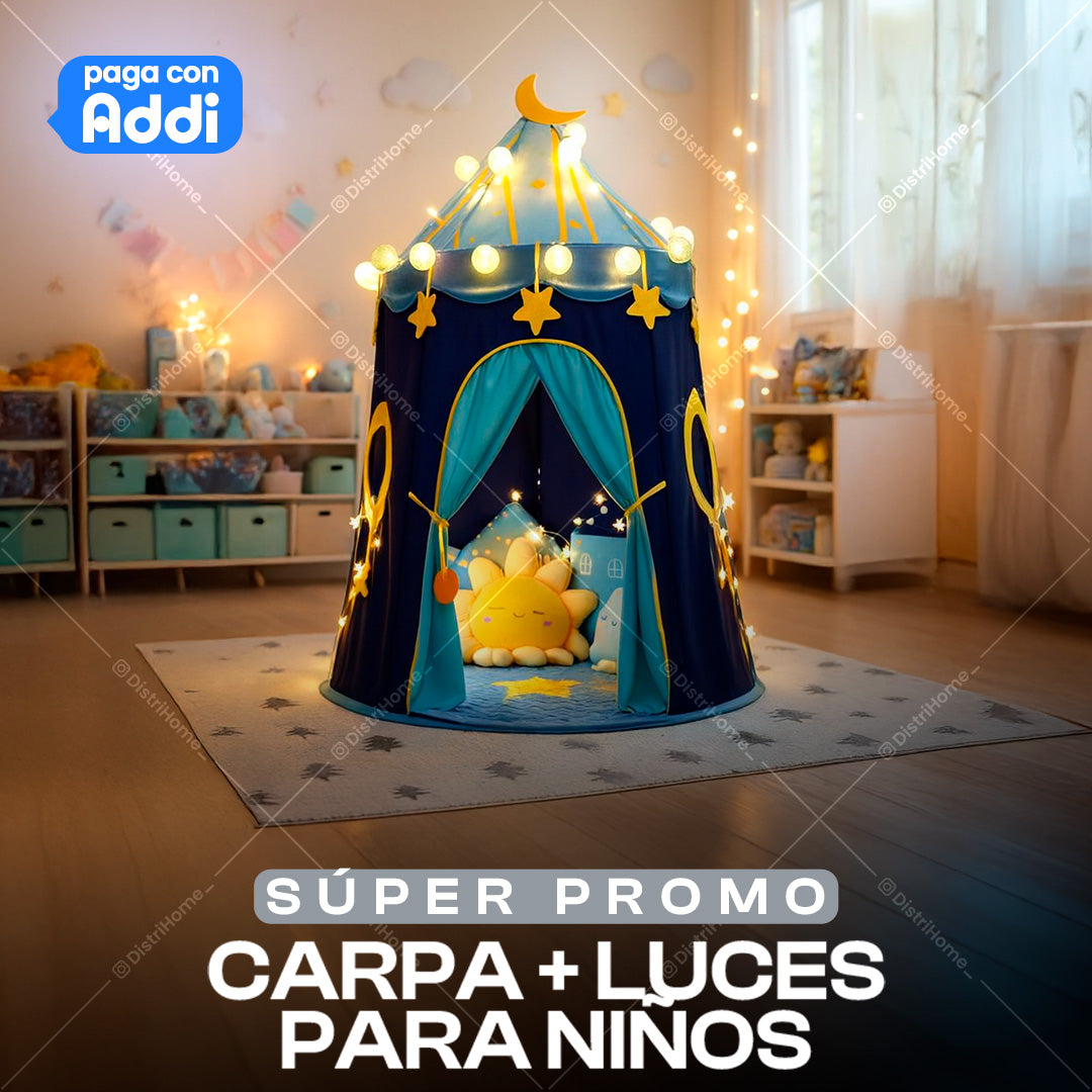 CARPA CASTILLO + LUCES