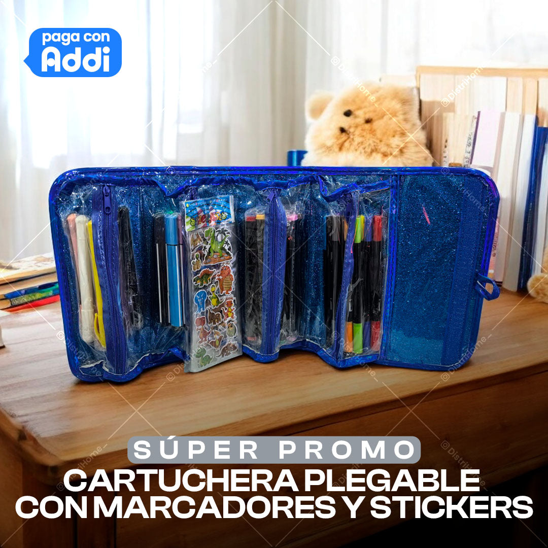 CARTUCHERA PLEGABLE KIDS