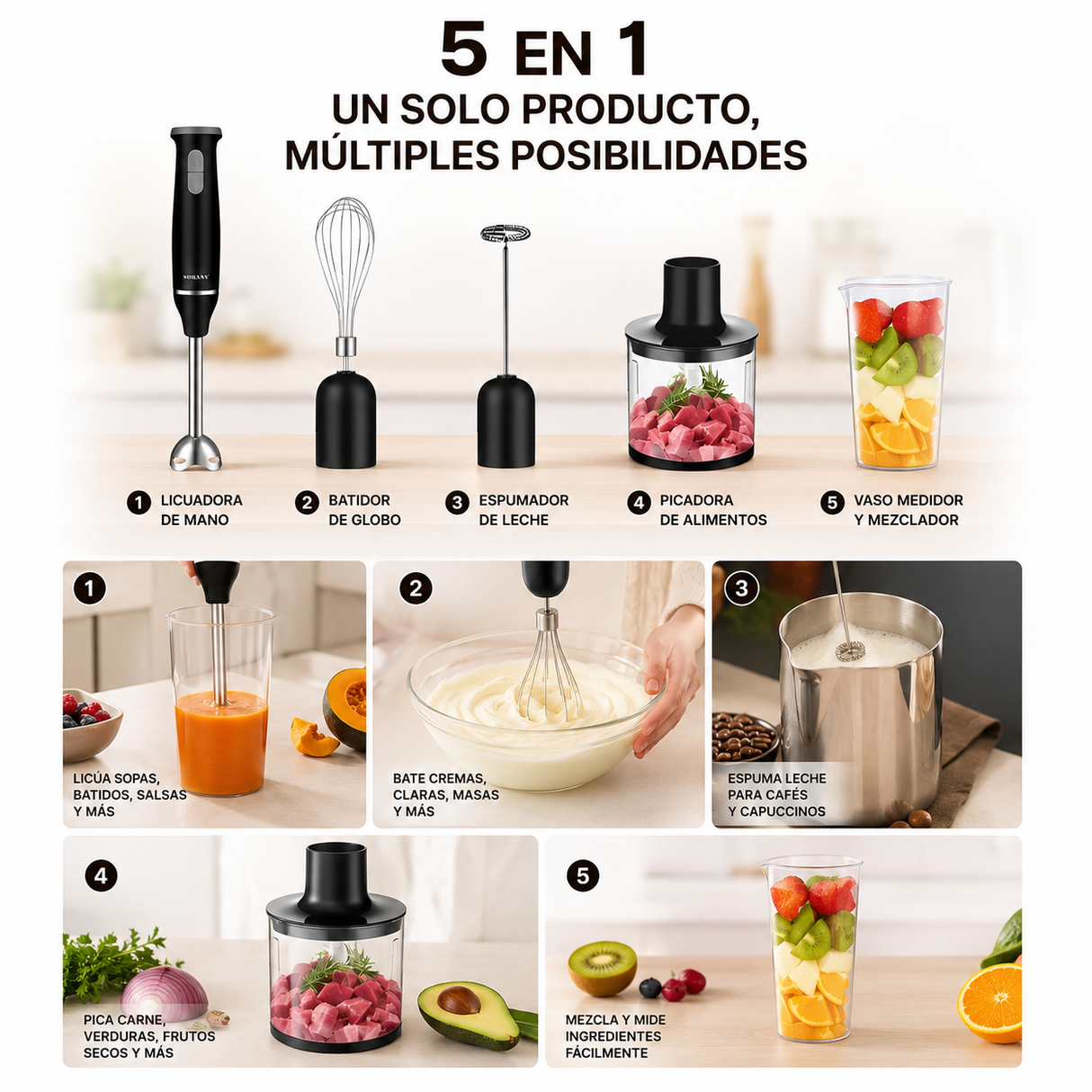 MULTIFUNCIONAL 5 EN 1 SOKANY