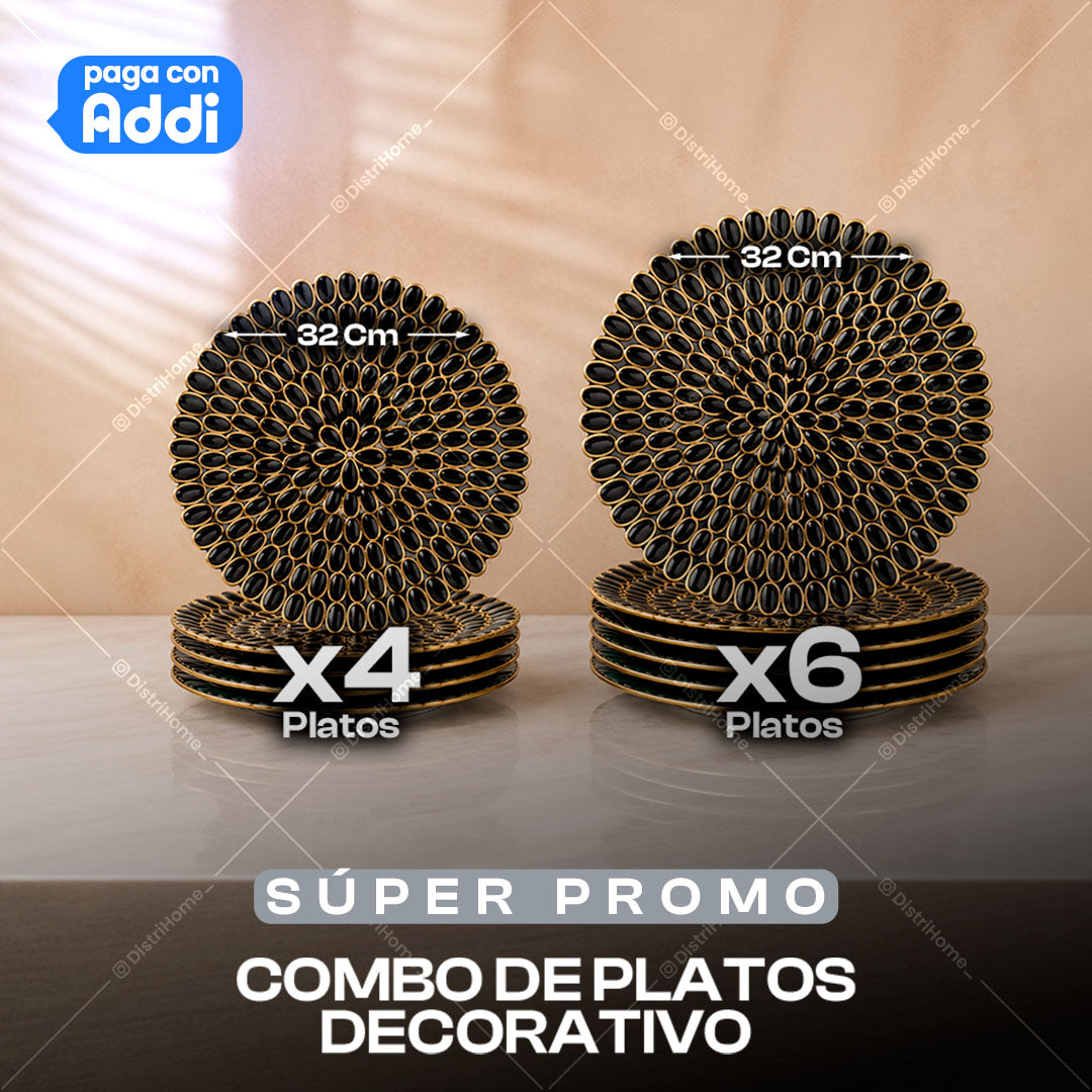 PLATOS DECORATIVOS COMEDOR DISEÑO 2