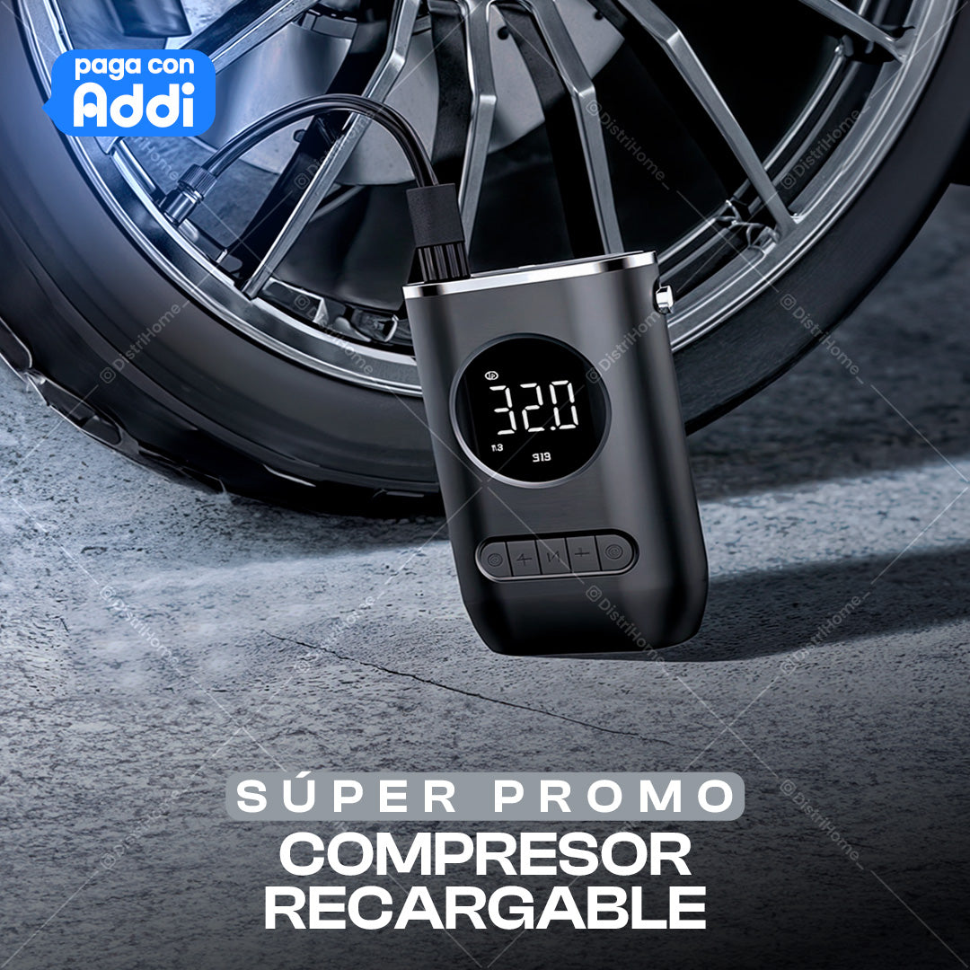 MINI COMPRESOR RECARGABLE
