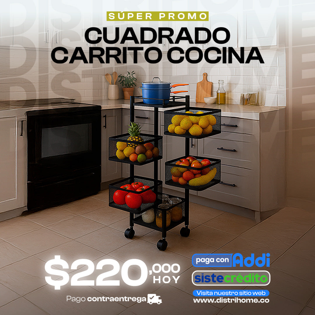 CARRITO ORGANIZADOR DE COCINA