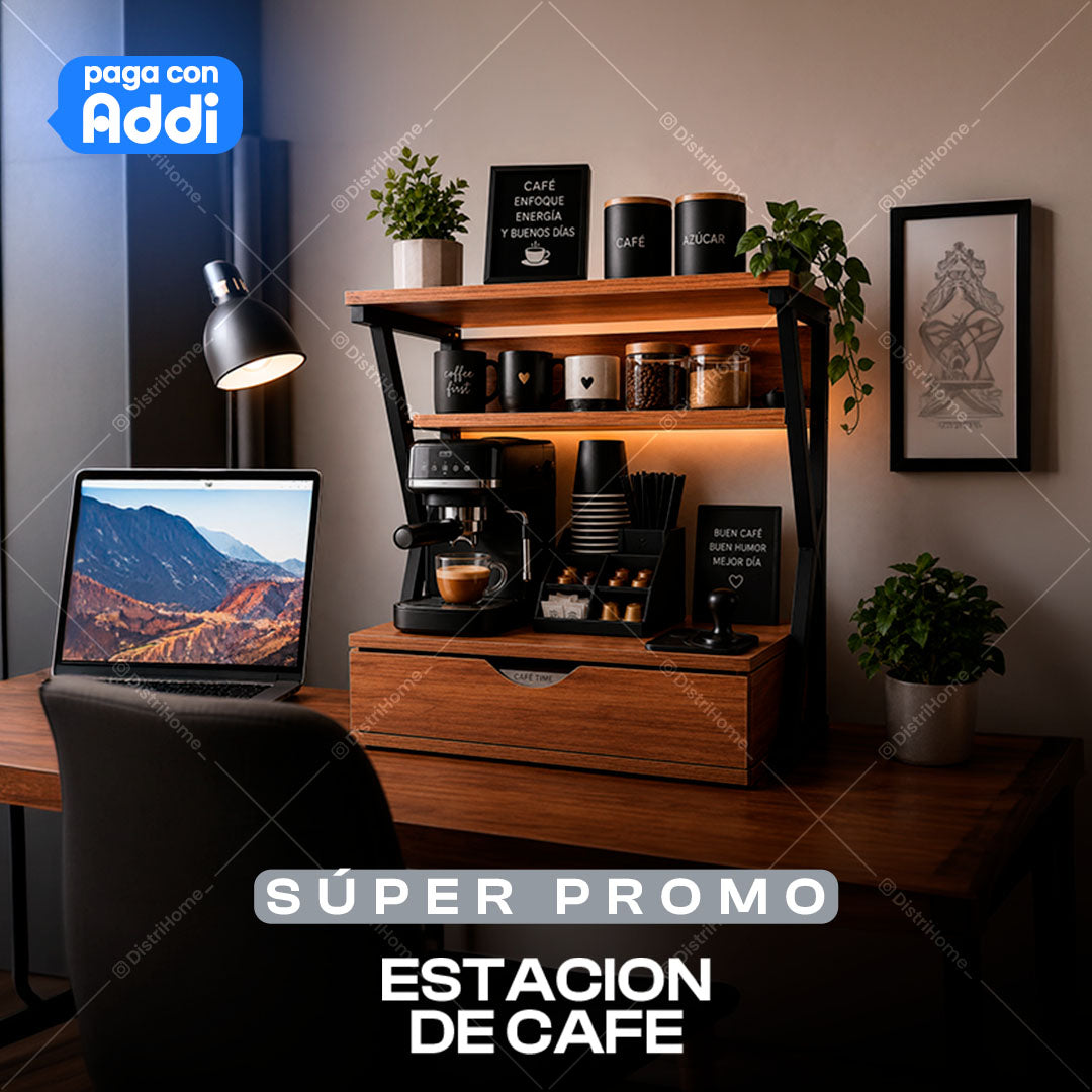 ESTANTERIA DE ESTACION DE CAFE