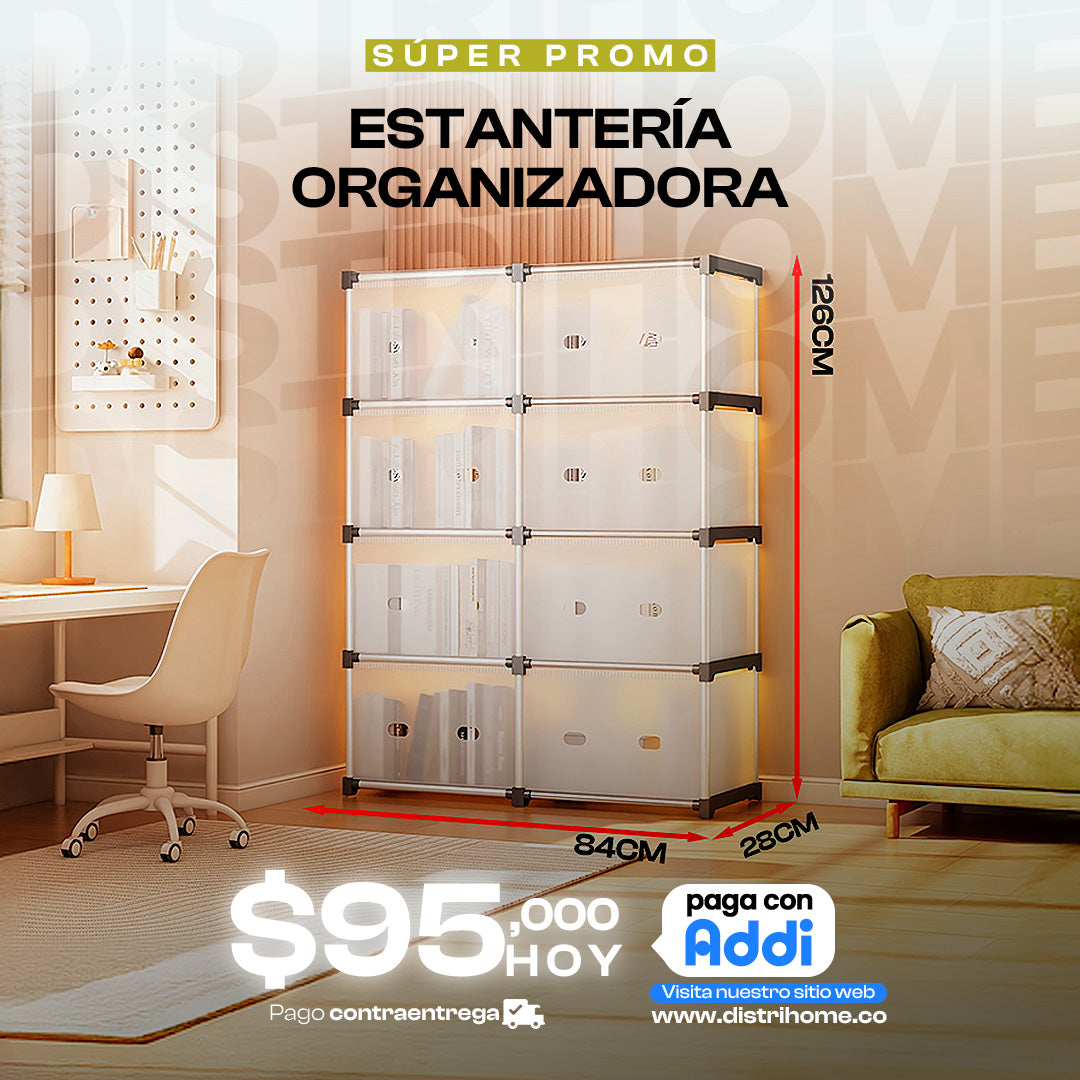 ESTANTERIA ORGANIZADORA 8 PUESTOS