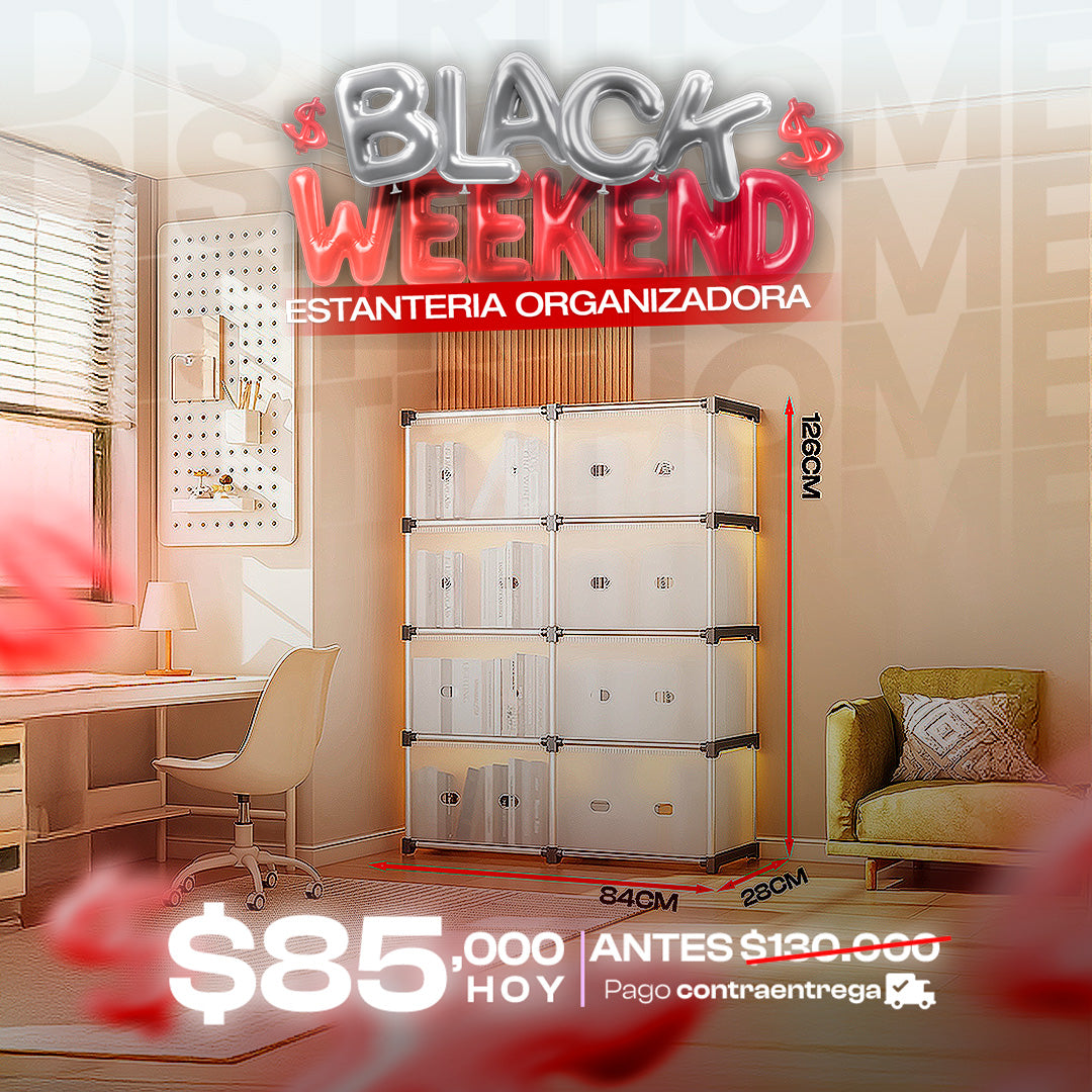 ESTANTERIA ORGANIZADORA 8 PUESTOS