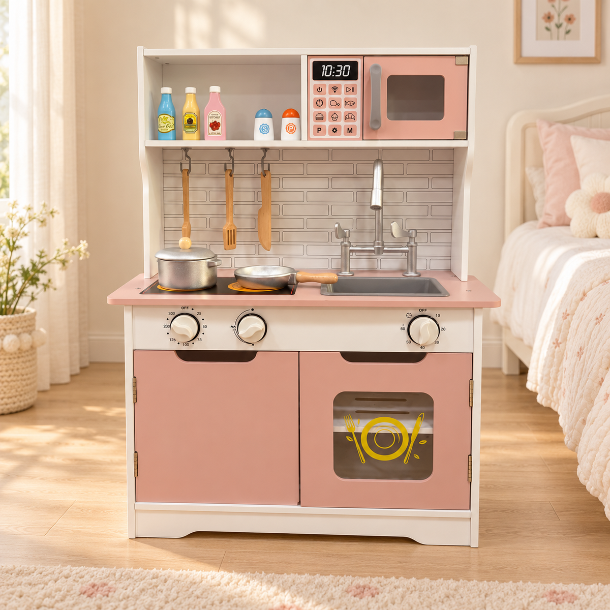 COCINITA EN MADERA PALO DE ROSA
