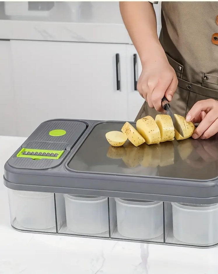 PICADOR CON TABLA Y RECIPIENTES 26 PIEZAS