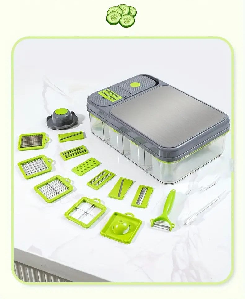 PICADOR CON TABLA Y RECIPIENTES 26 PIEZAS