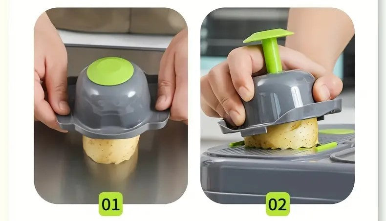 PICADOR CON TABLA Y RECIPIENTES 26 PIEZAS