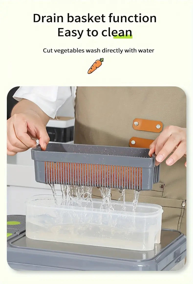 PICADOR CON TABLA Y RECIPIENTES 26 PIEZAS