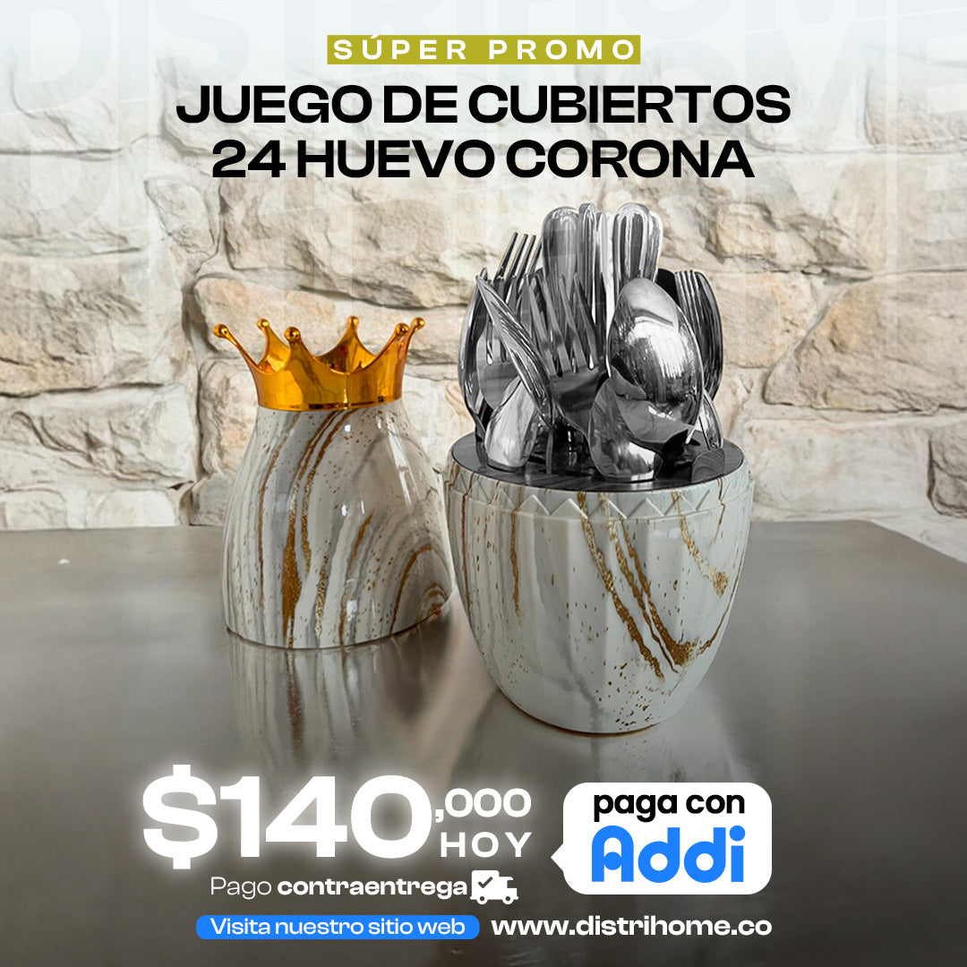 JUEGO DE CUBIERTO CORONA