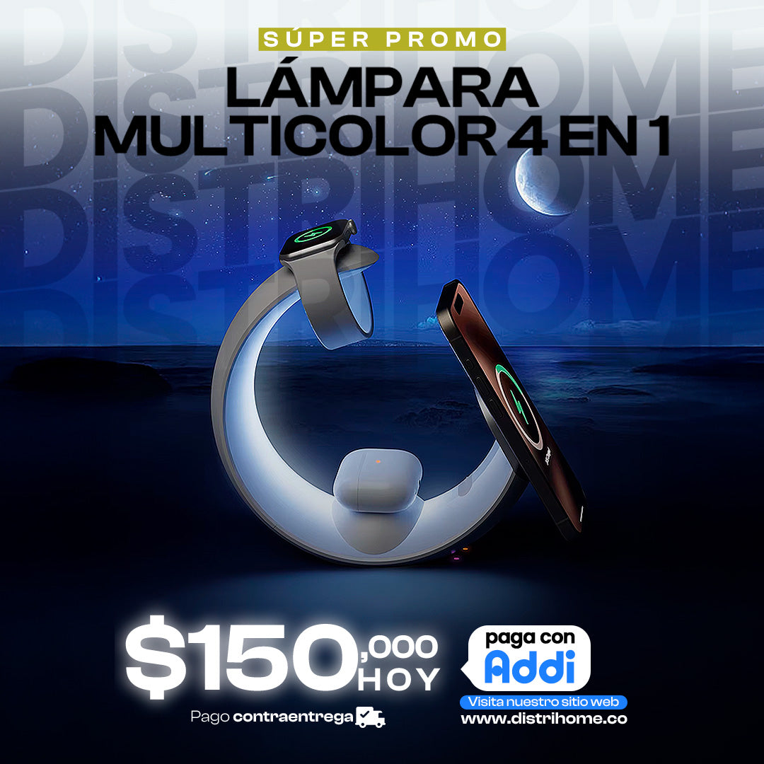 LAMPARA 4 EN 1 MULTICOLOR