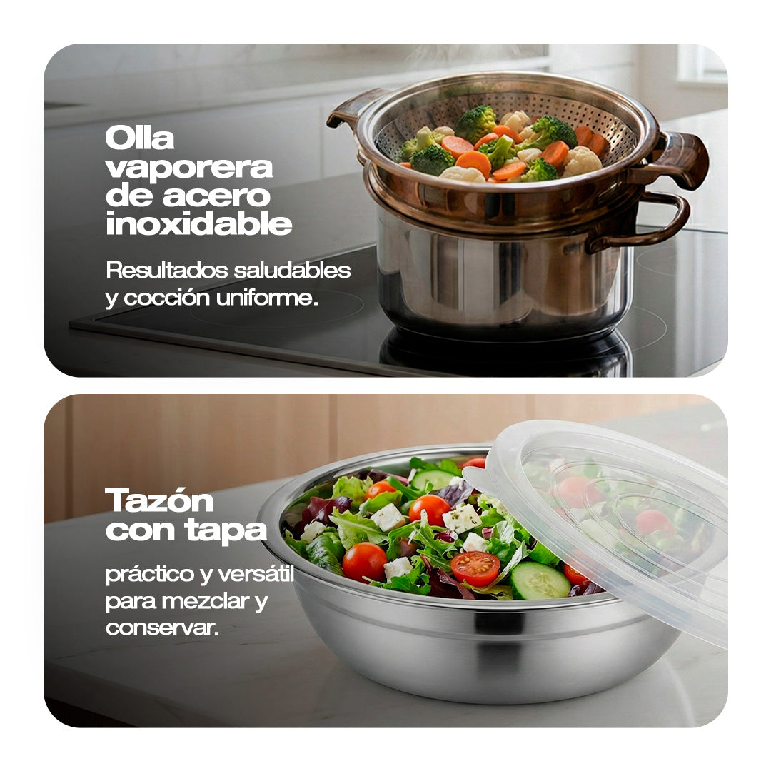 SET DE COCINA DE 100 PCS