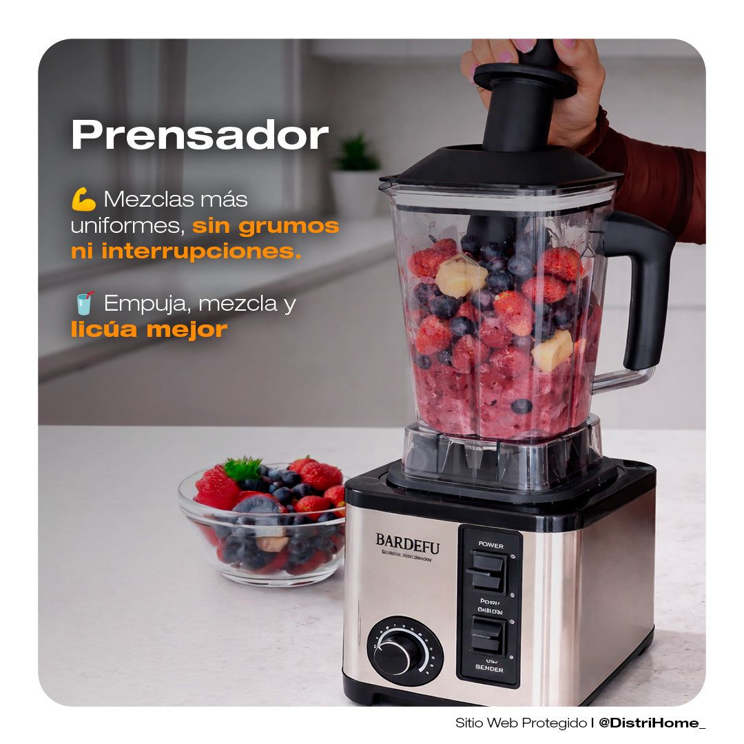 LICUADORA MULTIFUNCIONAL 8 EN 1 + RECETA GRATIS