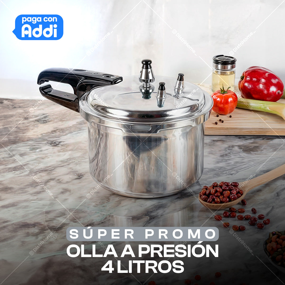 OLLA PRESION 4 LITROS HOGAR