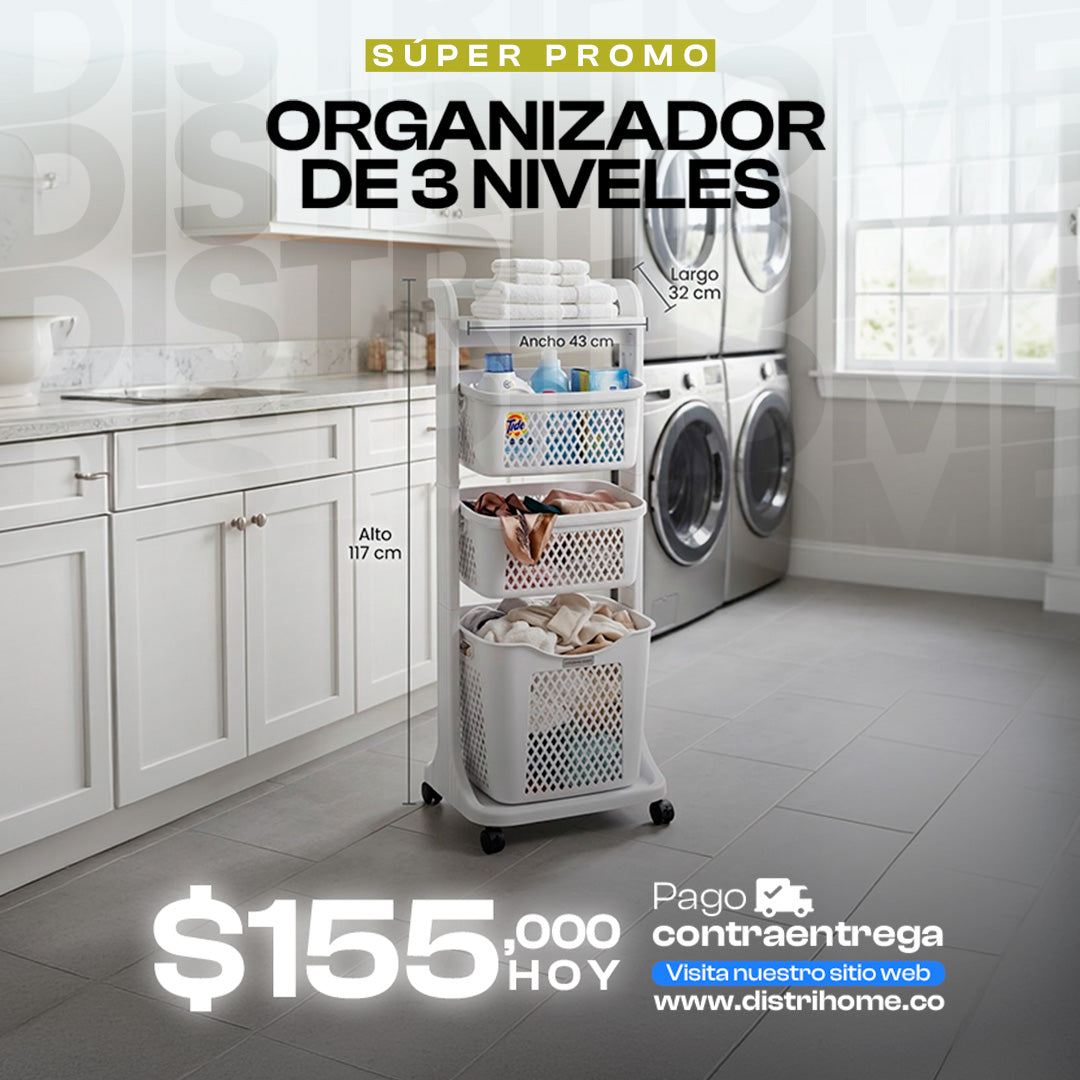 ORGANIZADOR DE 3 NIVELES