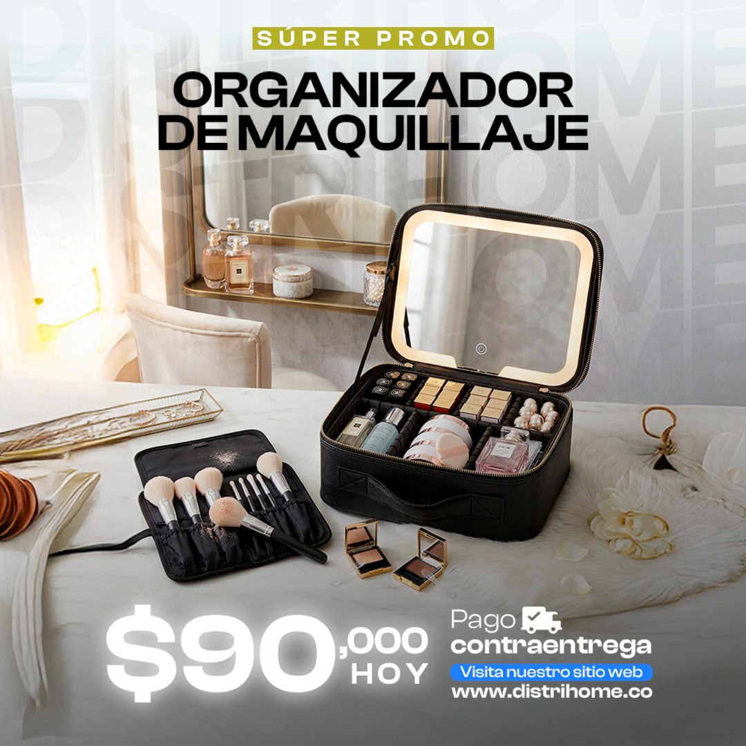 ORGANIZADOR DE MAQUILLAJE CON LUZ