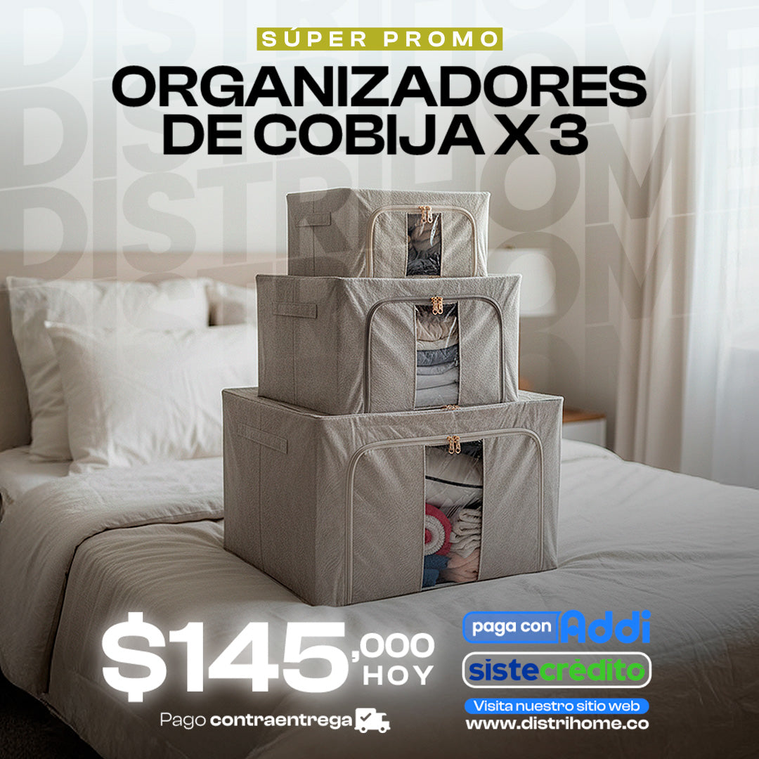 ORGANIZADOR X3 DE COBIJA (G - M - P)