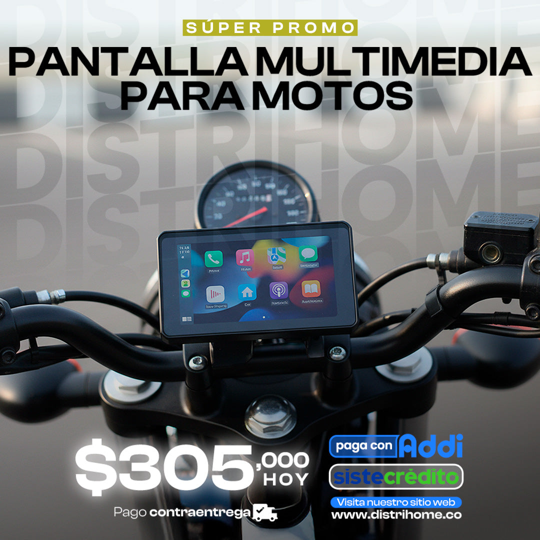 PANTALLA MULTIMEDIA PARA MOTOS