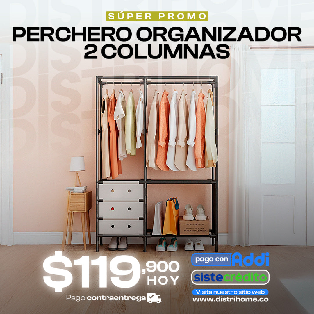 ORGANIZADOR DE PERCHERO DISEÑO 2