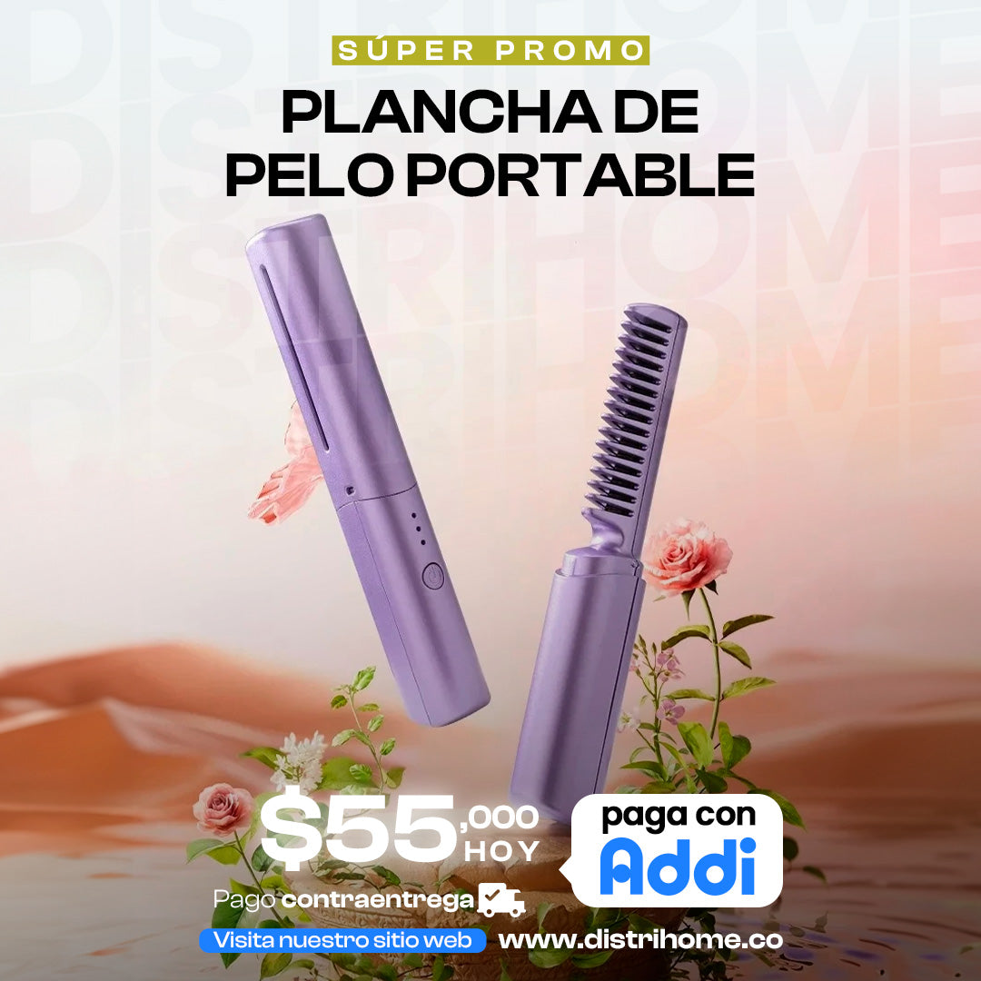MINI PLANCHA DE PELO PORTABLE