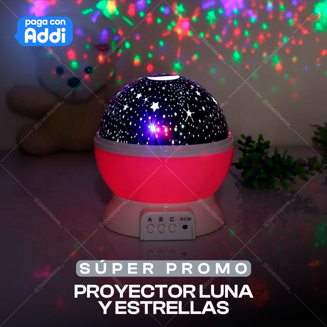 PROYECTOR LUNA Y ESTRELLAS