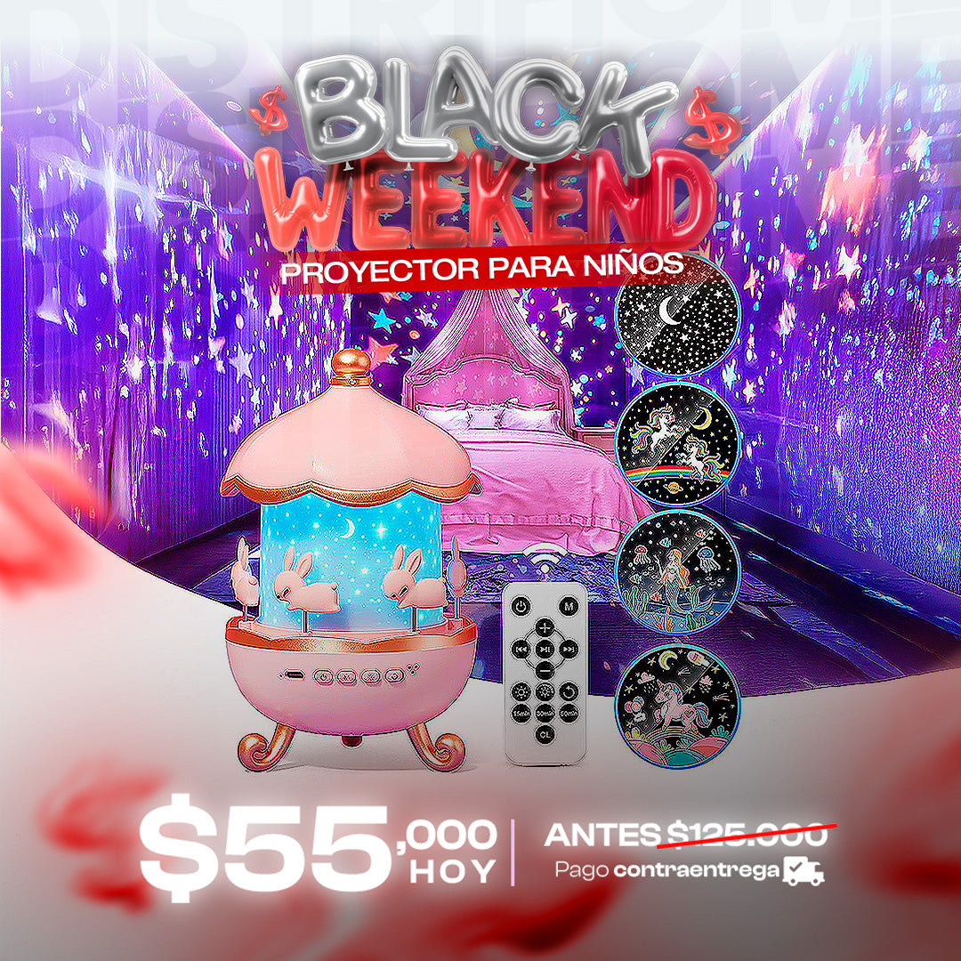 PROYECTOR EN FORMA DE CARRUSEL KIDS