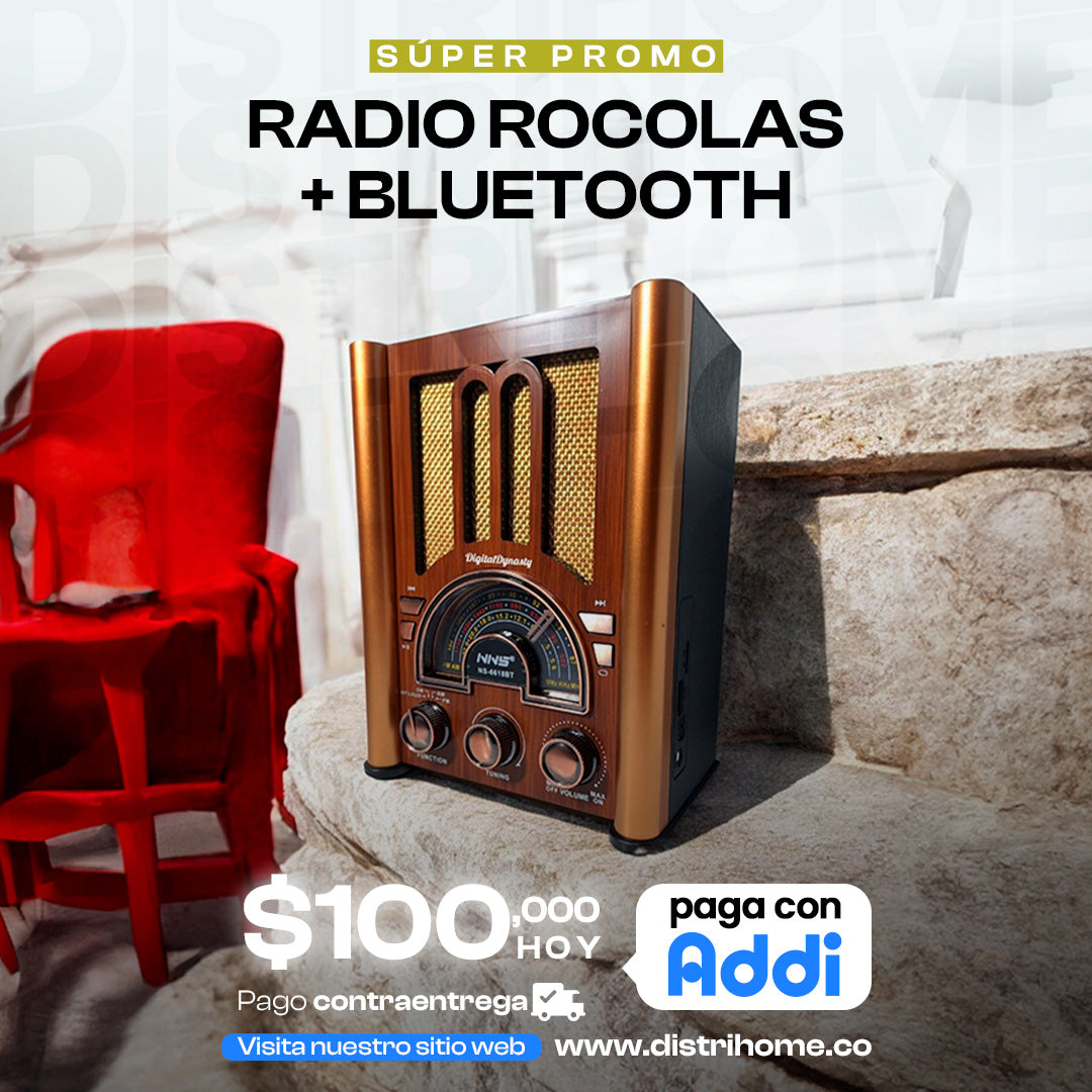 RADIO ROCOLA #1 CON BLUETOOTH