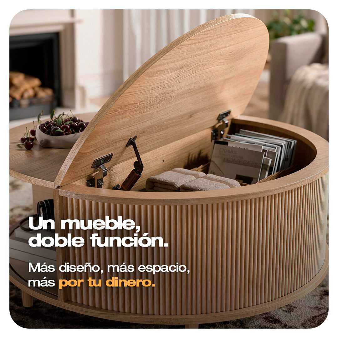 MESA DE CENTRO AURA MULTIFUNCIONAL