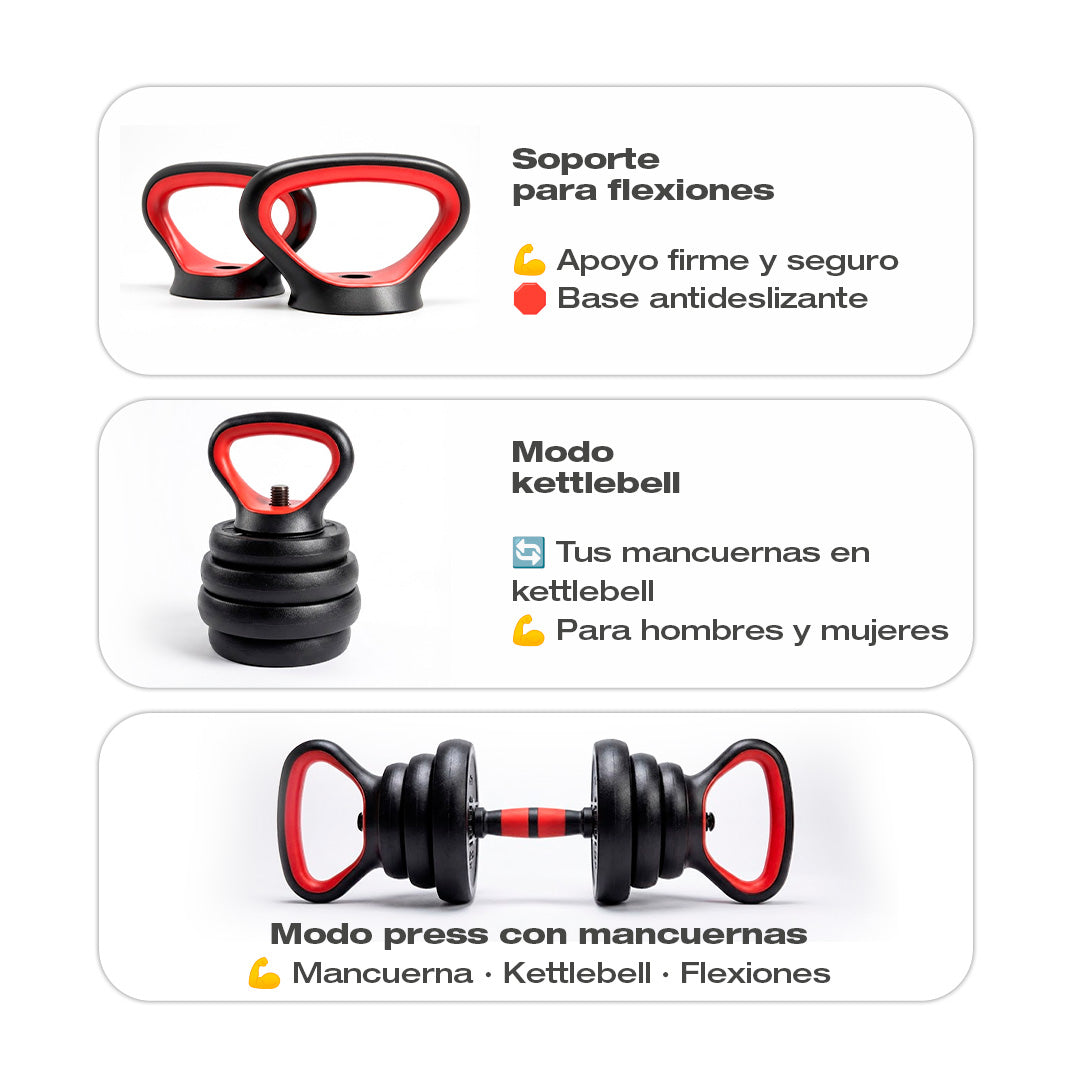 JUEGO DE MANCUERNAS 4 EN 1