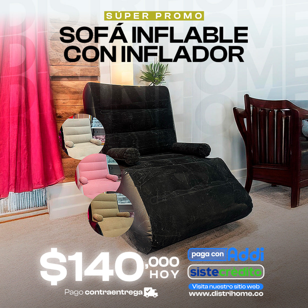 SOFA INFLABLE + INFLADOR
