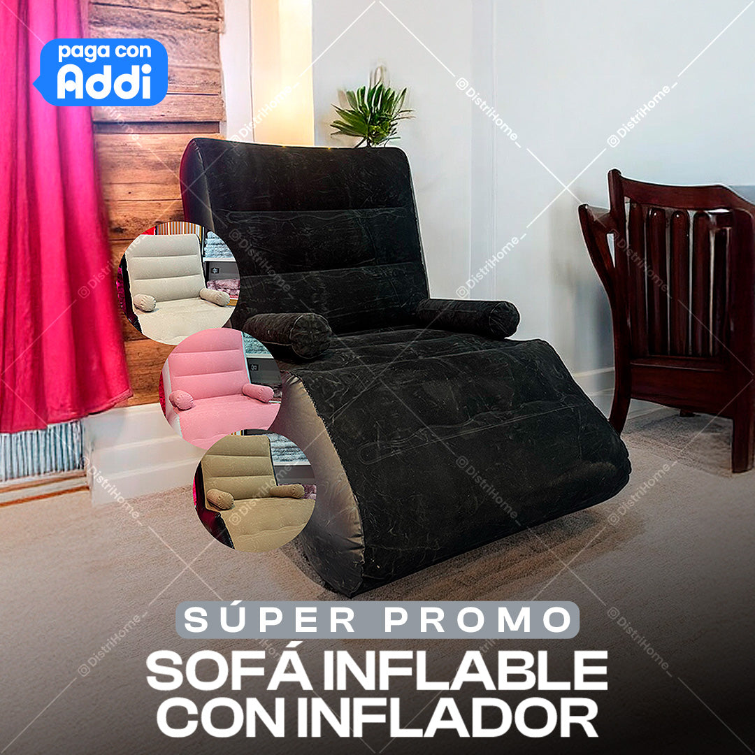 SOFA INFLABLE + INFLADOR