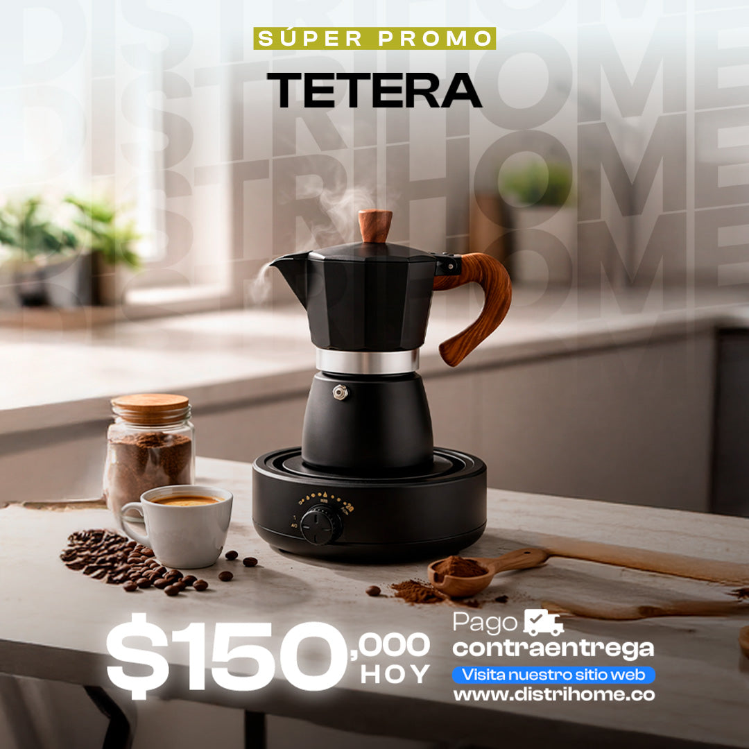 Prensa italiana café eléctrica