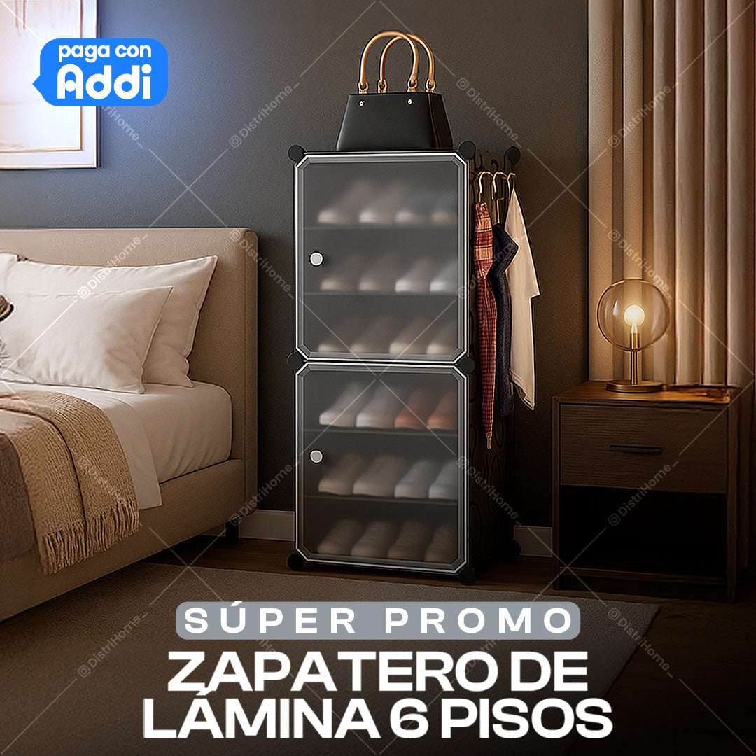 ZAPATERO DE LAMINA 6 PISOS