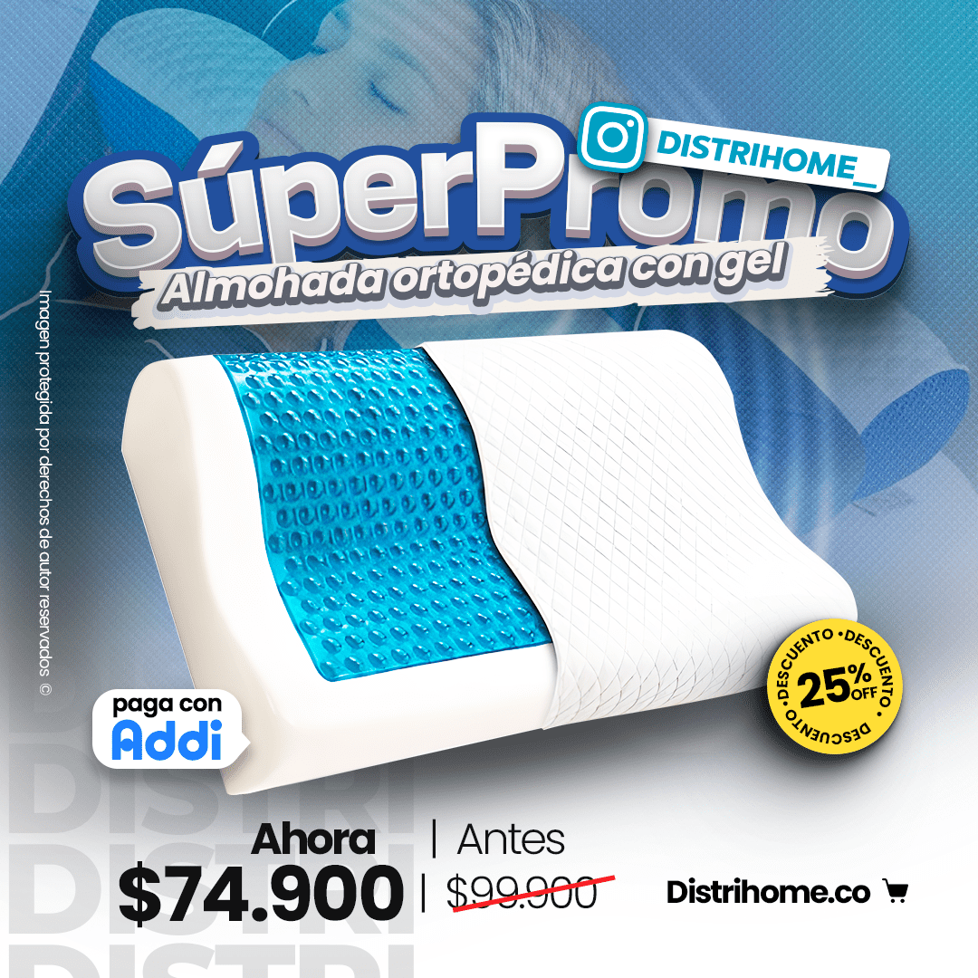 ALMOHADA DORMIR CON GEL