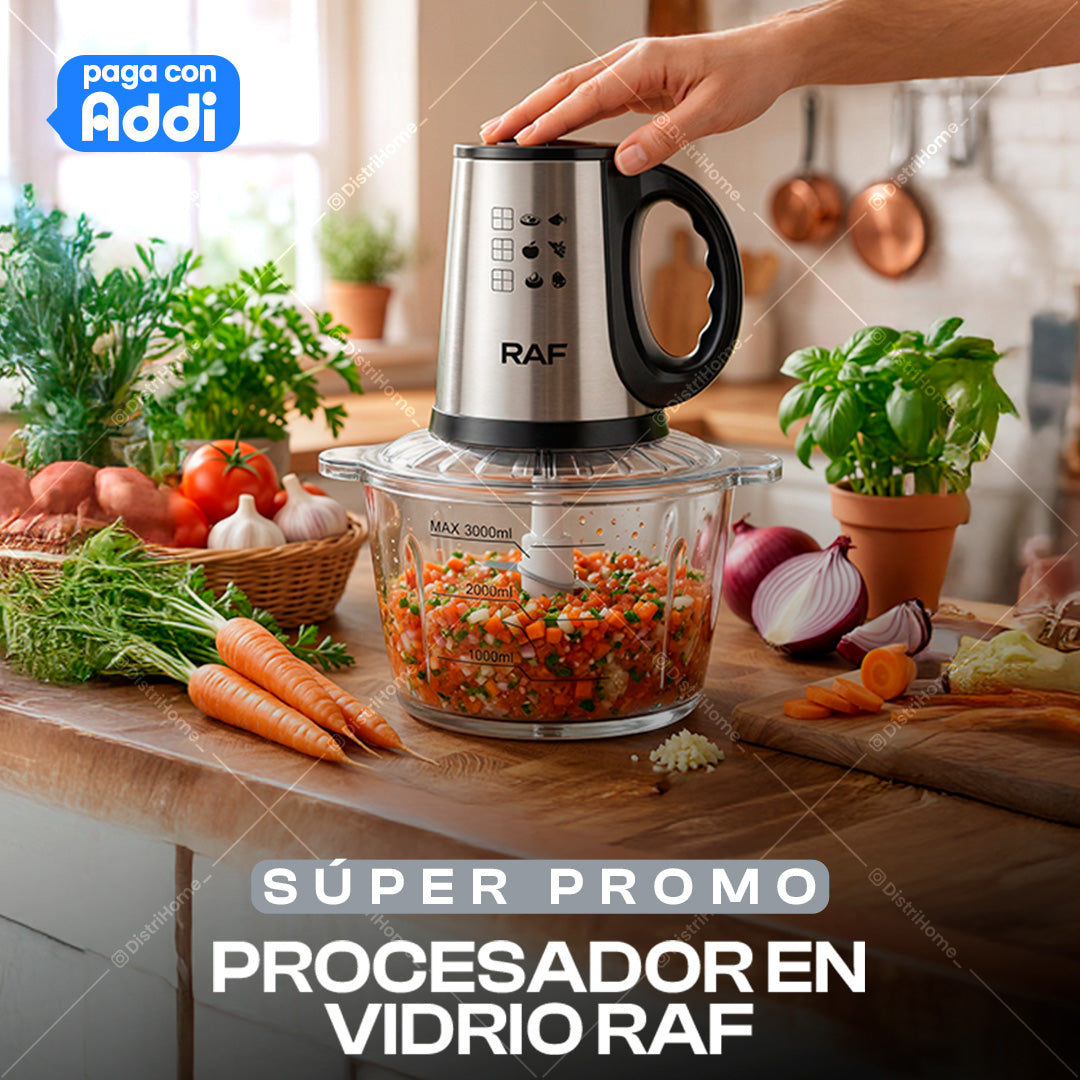 PROCESADORA RAF VIDRIO 3L
