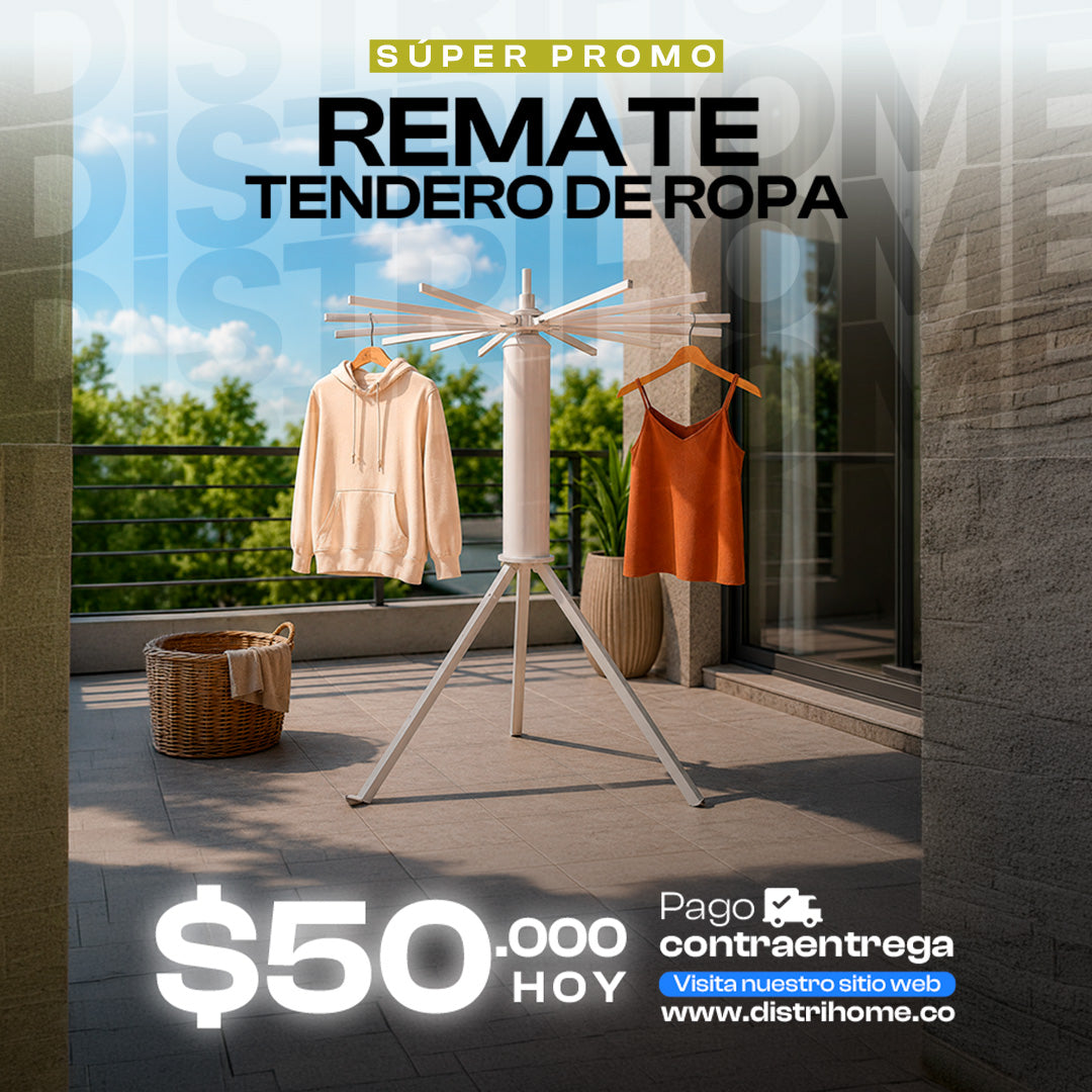 REMATE TENDEDERO DE ROPA