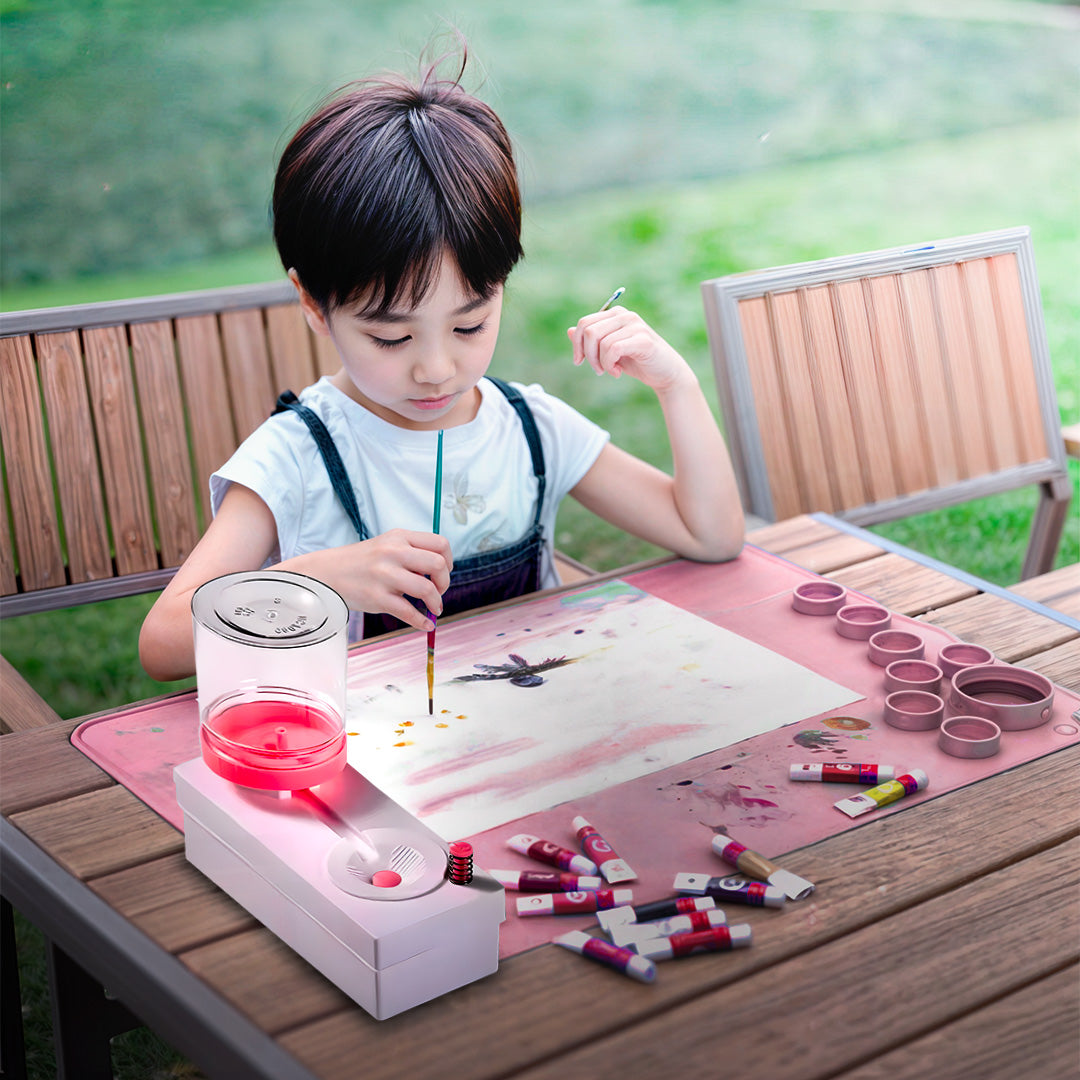 COMBO DE TAPETE PINTAR + LAVADOR DE PINCEL