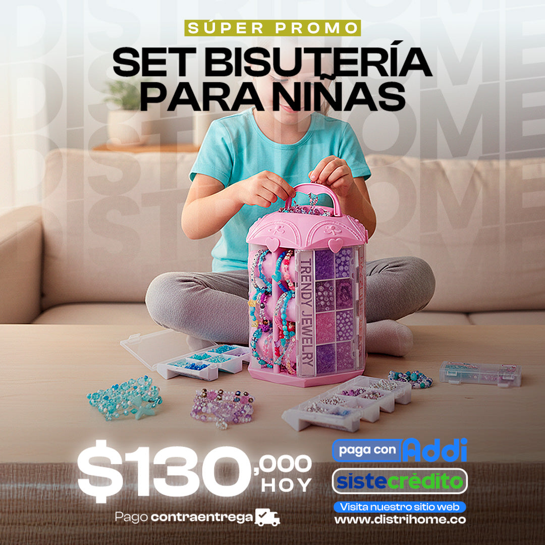 SET DE BISUTERIA PARA NIÑAS